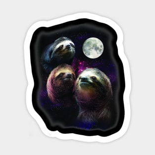 Three Sloths Sticker